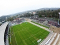 Anflug in das Stadion