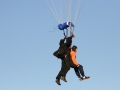 Fallschirmspringer Landebilder Tandem
