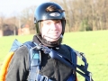 Fallschirmspringer nach der Landung