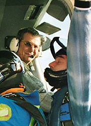 Unser Pilot Gerd Burrow